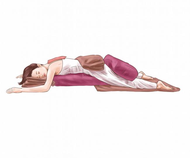 俯臥趴式 Downward Facing Relaxation Pose