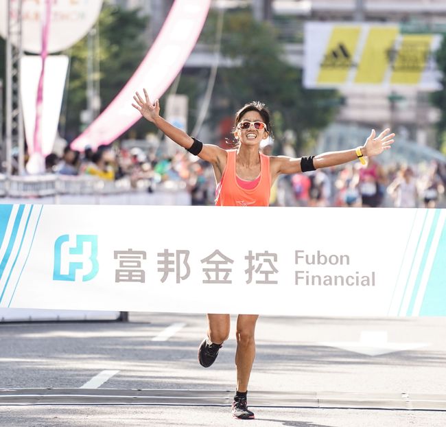 2019台北馬拉松國內女子冠軍朱盈穎