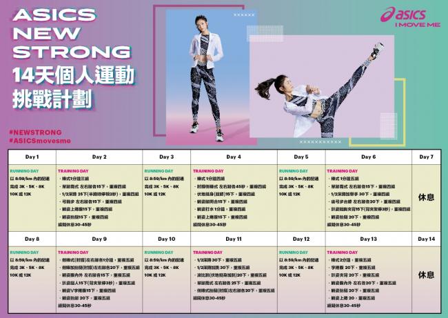 14天個人運動挑戰計劃