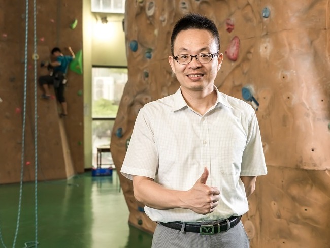 北投運動中心的攀岩場