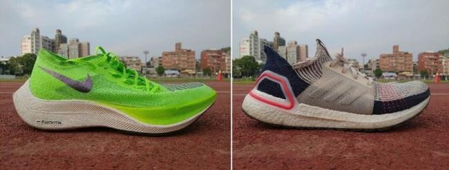  NIKE ZOOM X VAPORFLY NEXT%與ADIDAS ULTRABOOST 20