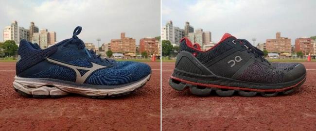 MIZUNO WAVE RIDER 23與ON CLOUD ACE
