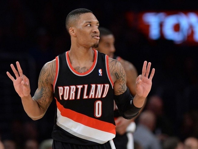 NBA球星Damian Lillard