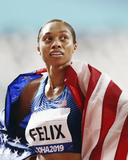 六面奧運金牌田徑選手Allyson Felix