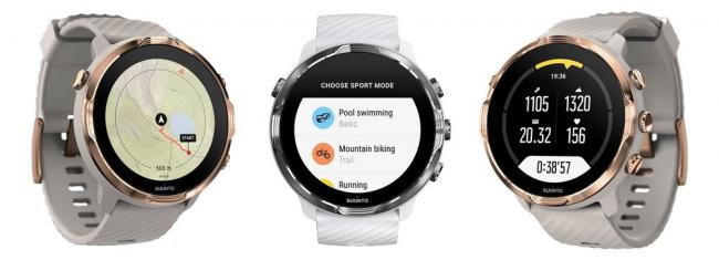 Suunto 7 離線地圖、運動模式選單等