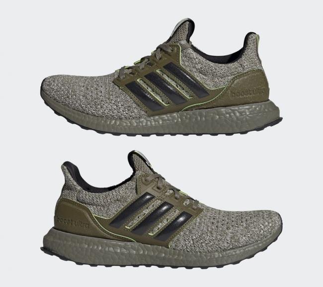 adidas Ultraboost DNA Star Wars 系列尤達大師鞋款
