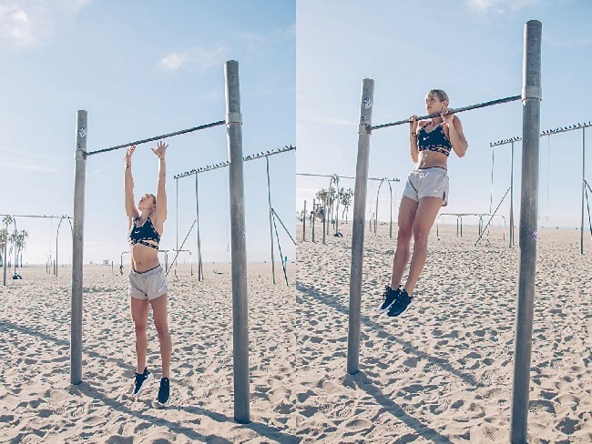 跳躍引體 JUMPING PULL-UPS