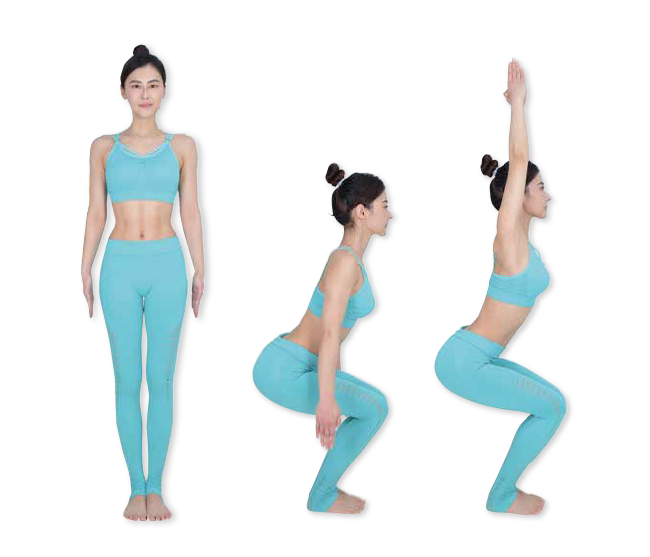 幻椅式 Utkatasana