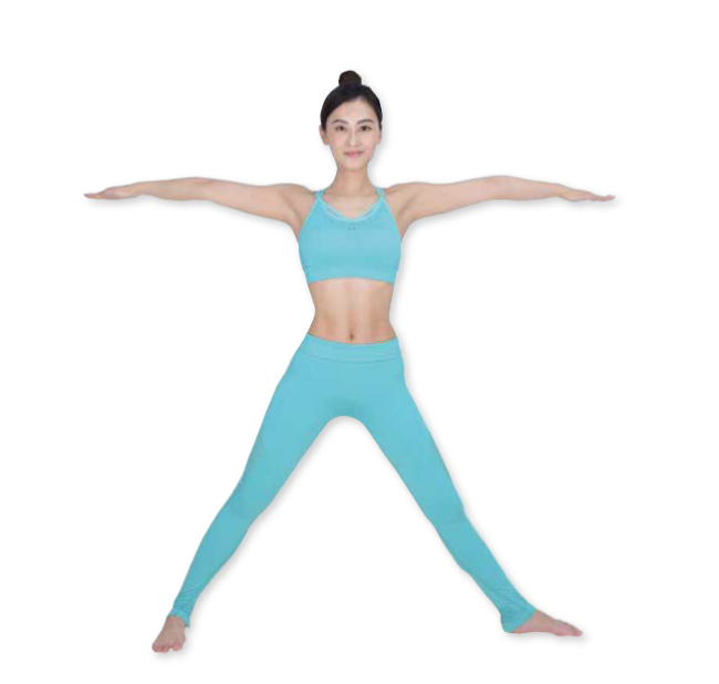 側角式 Extended side angle pose