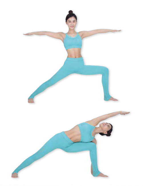 側角式 Extended side angle pose