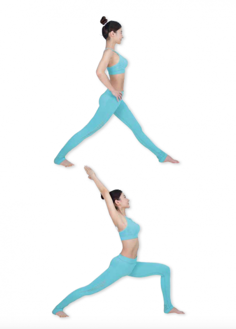 英雄一 Virabhadrasana 1 / Warrior 1