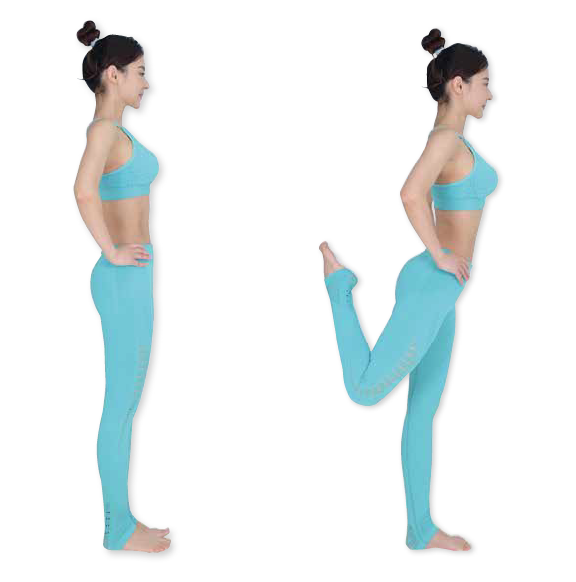 站姿腿彎舉 Standing leg curls
