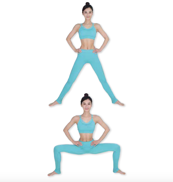 相撲深蹲 Sumo squat