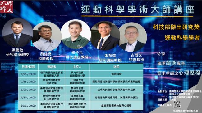 運動科學學術大師講座