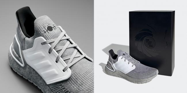 adidas X James Bond灰白配色，以最新電影中的反派角色薩芬為設計靈感