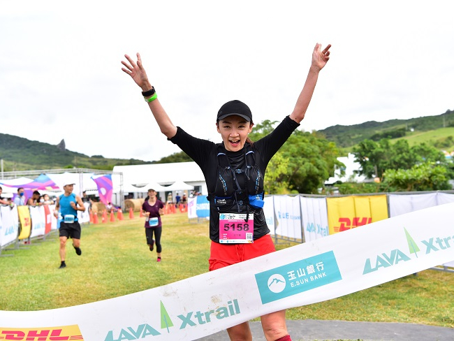 22K越野跑女子組冠軍王竹賢