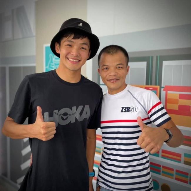 吳承泰拜訪首屆 FXT 極限鐵人優勝許仁茂