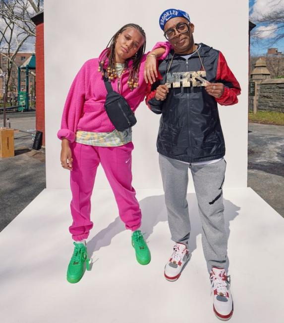 Spike Lee與 Zimmie 合影