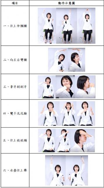 長者日常 6 動作