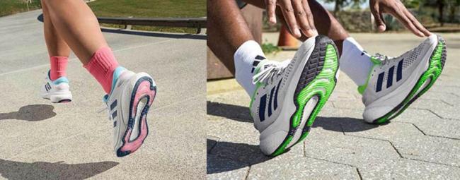 新款 adidas Supernova 跑鞋抓地力佳，在不同地形都可以輕鬆暢跑