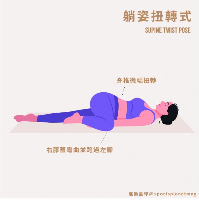 躺姿扭轉式