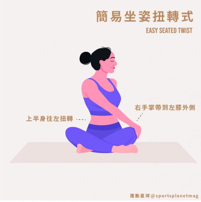 簡易坐姿扭轉式