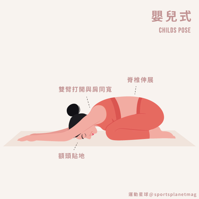 嬰兒式 Child’s Pose