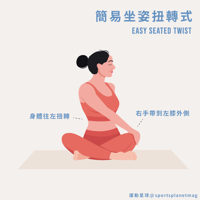 簡易坐姿扭轉式