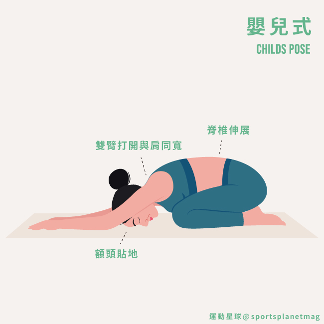 嬰兒式 Childs Pose