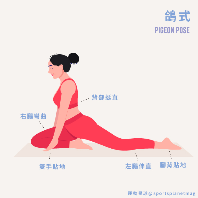 鴿式 Pigeon Pose