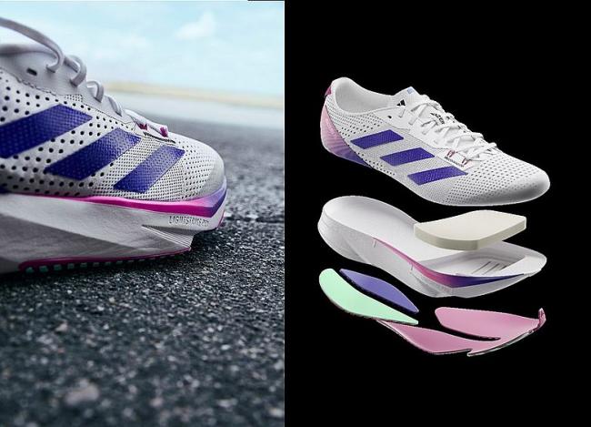 與馬拉松冠軍跑鞋 -ADIZERO Adios Pro 3 相同的 Lightstrike Pro 中底科技