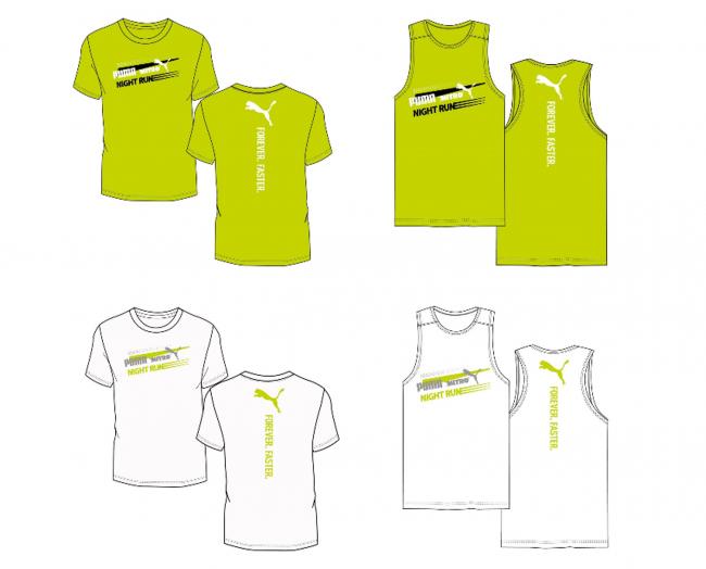 PUMA 螢光夜跑紀念賽衣 21K Elite Run菁英半馬組