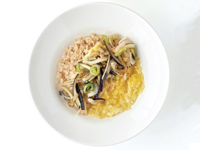 雞蛋茄子蓋飯
