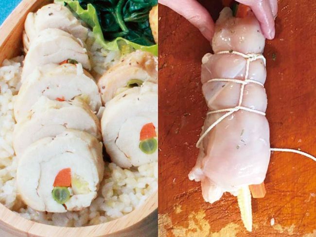 鮮蔬雞胸肉捲